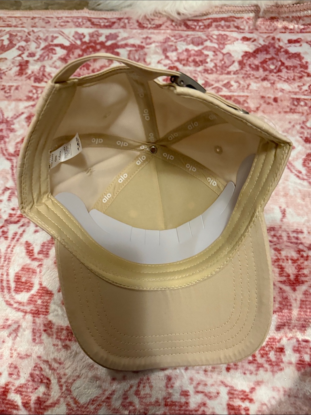 ALO Yoga Nude-Beige Logo Baseball Cap - Picture 6 of 7